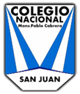 Efemrides en Colegio Nacional Mons. Dr. Pablo Cabrera de San Juan San Juan