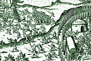 Los indios timbus asaltaron el fuerte de Corpus Christi